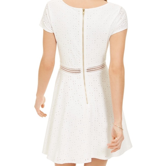 White Sequin Hearts Formal Dress - Picture 3 of 9